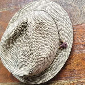 Nine West woven fedora